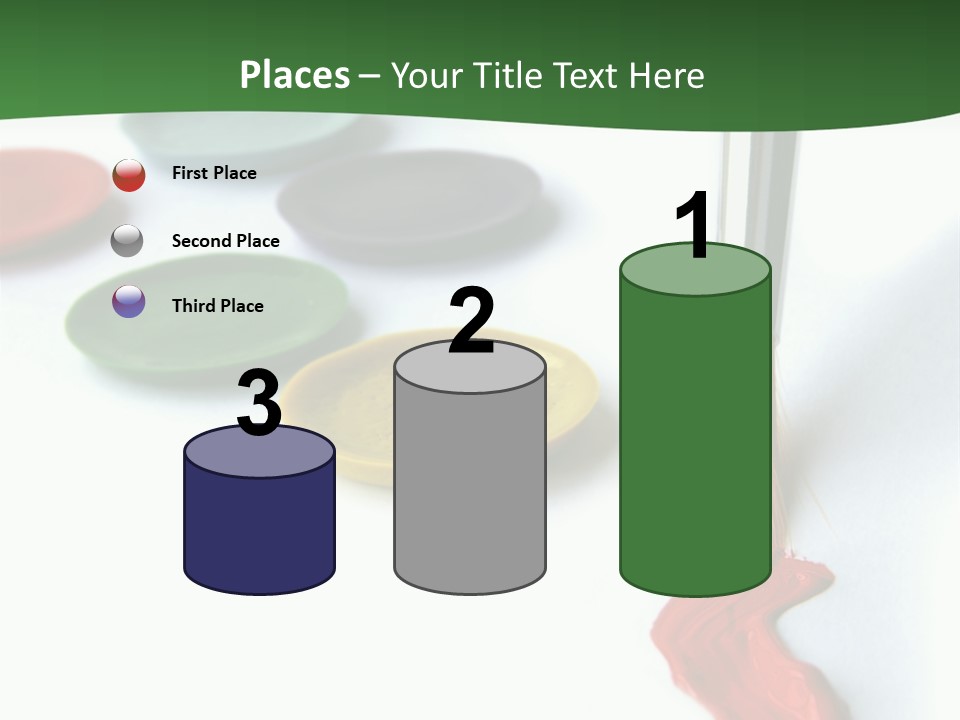 Design Draw Blue PowerPoint Template