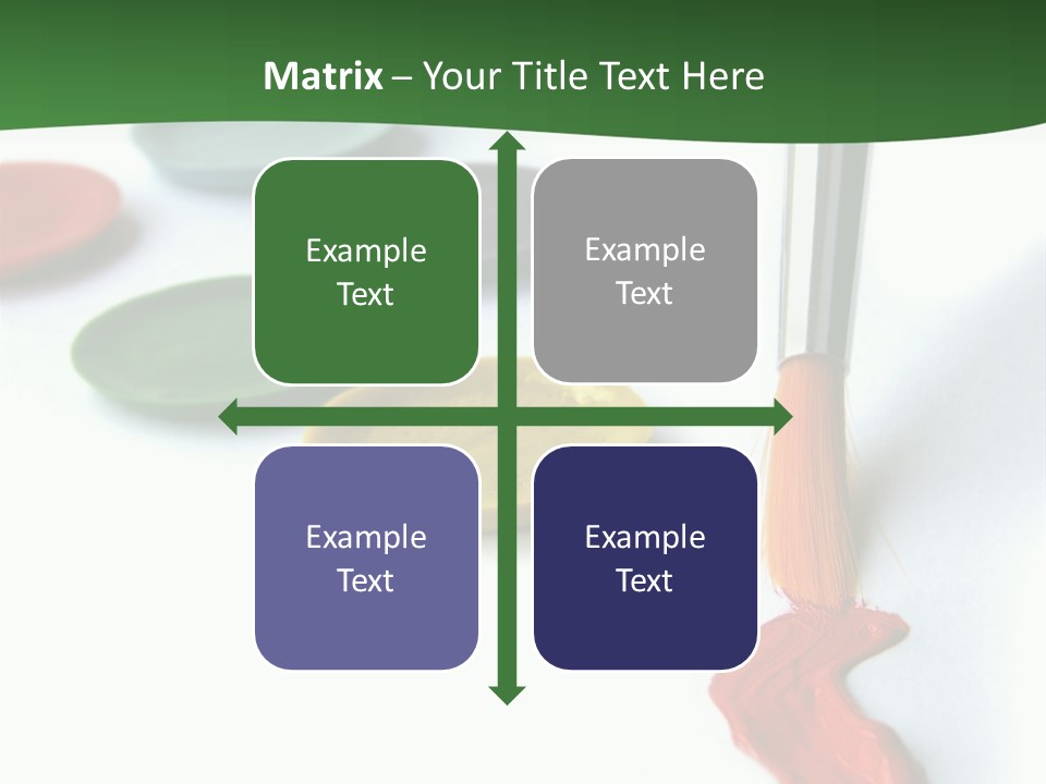 Design Draw Blue PowerPoint Template