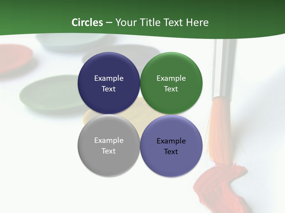 Design Draw Blue PowerPoint Template