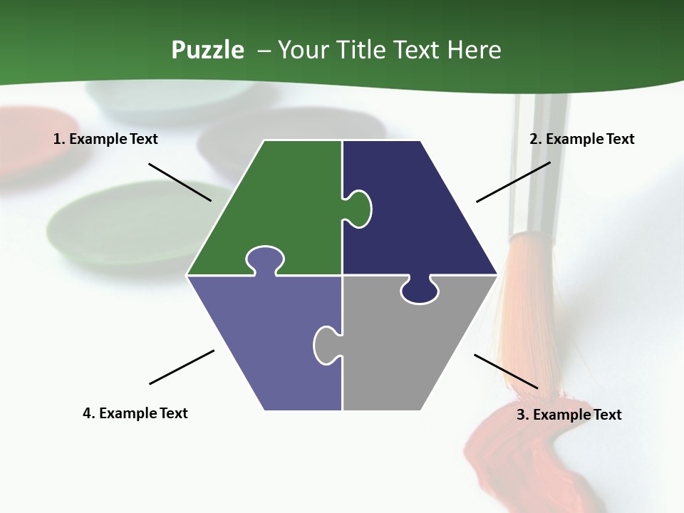 Design Draw Blue PowerPoint Template