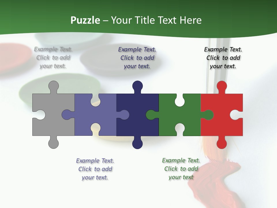 Design Draw Blue PowerPoint Template