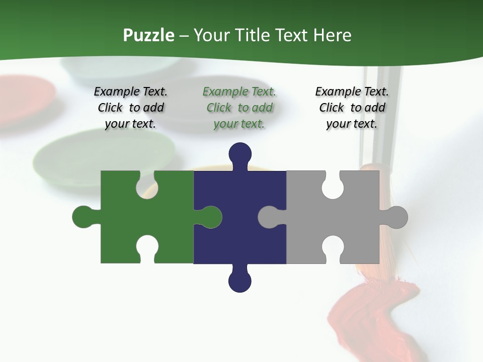 Design Draw Blue PowerPoint Template