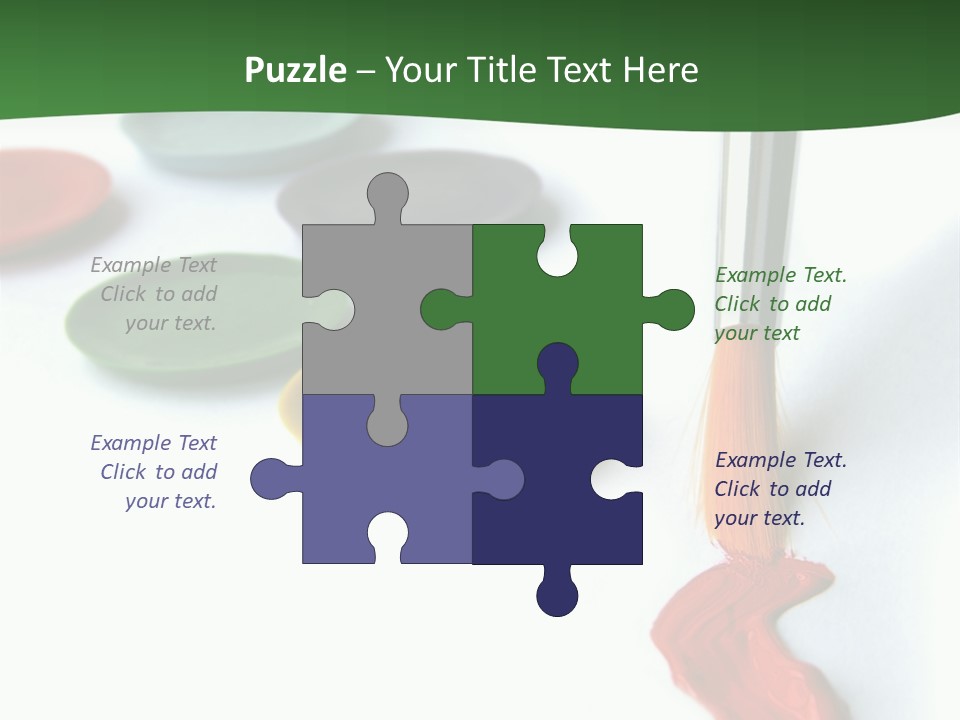 Design Draw Blue PowerPoint Template