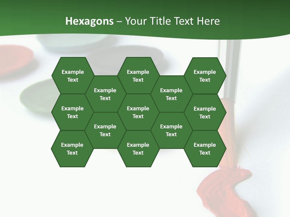 Design Draw Blue PowerPoint Template