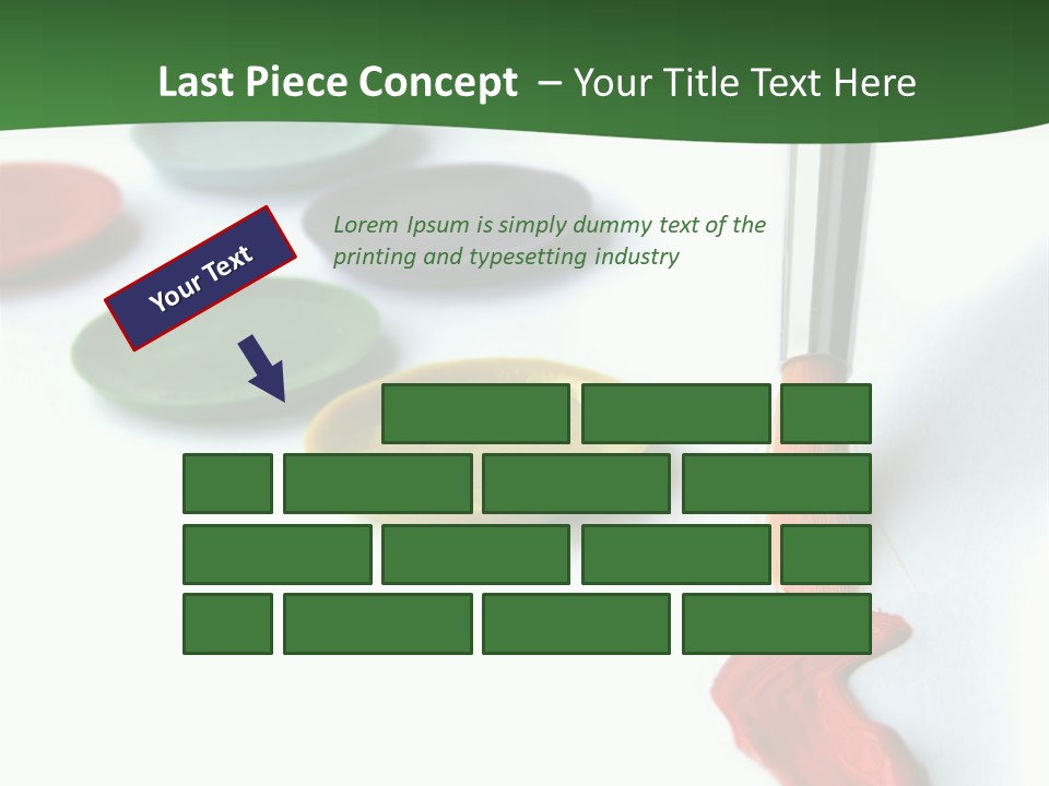 Design Draw Blue PowerPoint Template