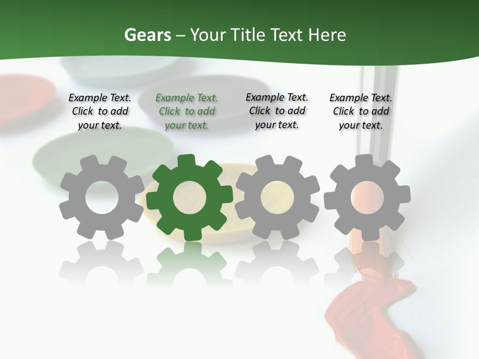 Design Draw Blue PowerPoint Template