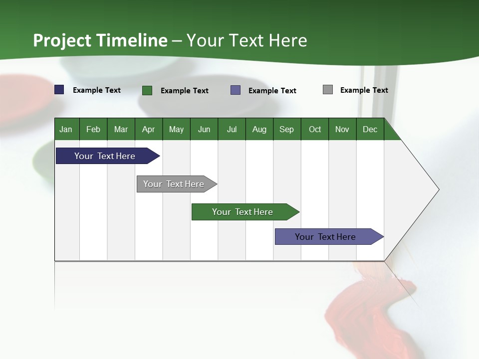 Design Draw Blue PowerPoint Template