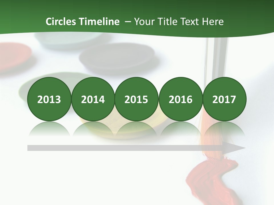 Design Draw Blue PowerPoint Template