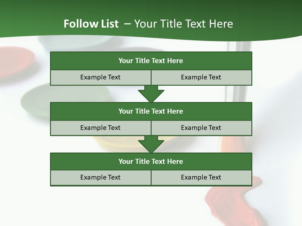 Design Draw Blue PowerPoint Template