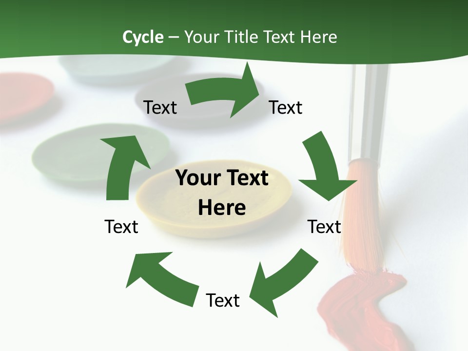 Design Draw Blue PowerPoint Template