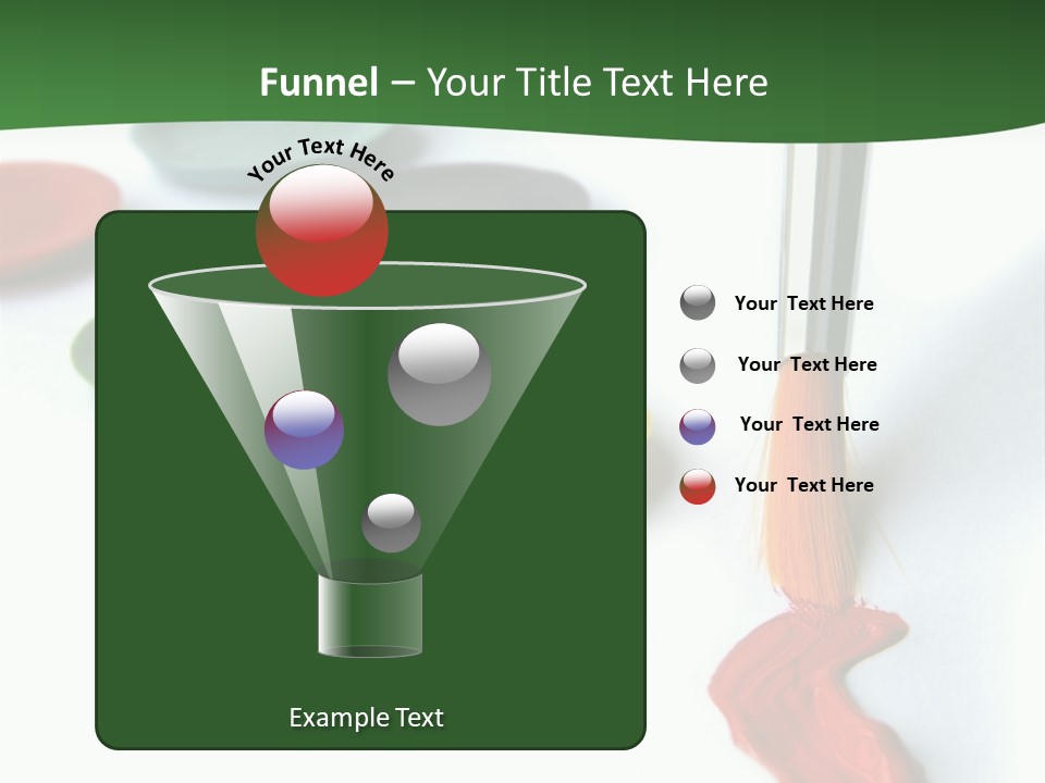 Design Draw Blue PowerPoint Template