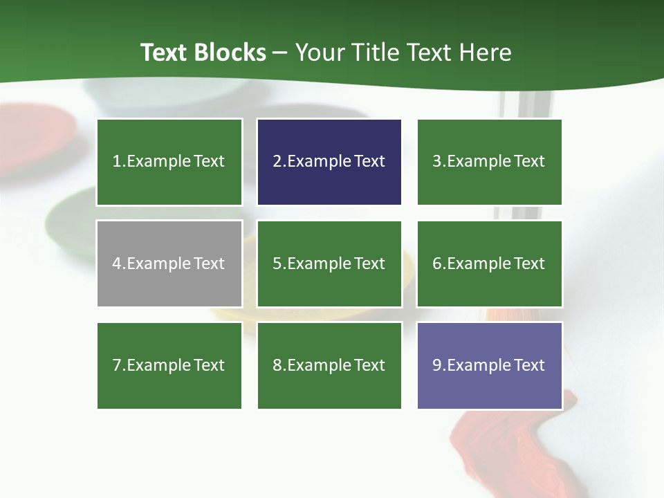 Design Draw Blue PowerPoint Template