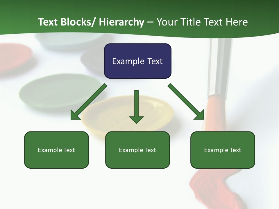 Design Draw Blue PowerPoint Template