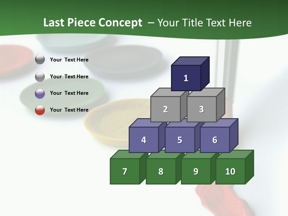 Design Draw Blue PowerPoint Template