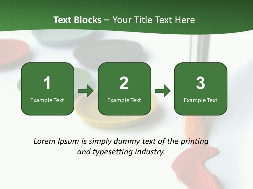 Design Draw Blue PowerPoint Template