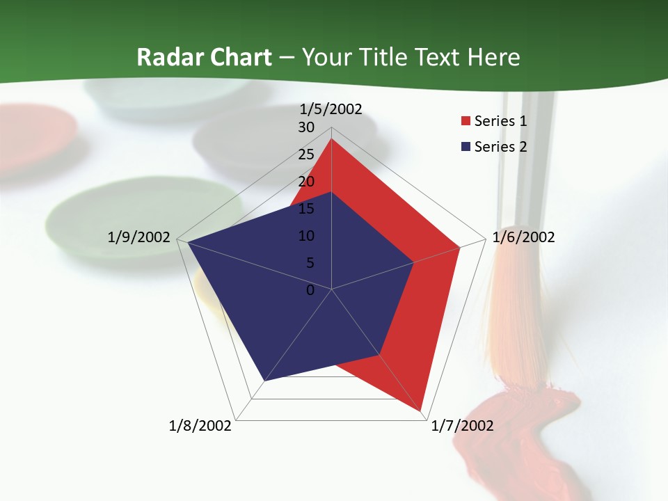 Design Draw Blue PowerPoint Template