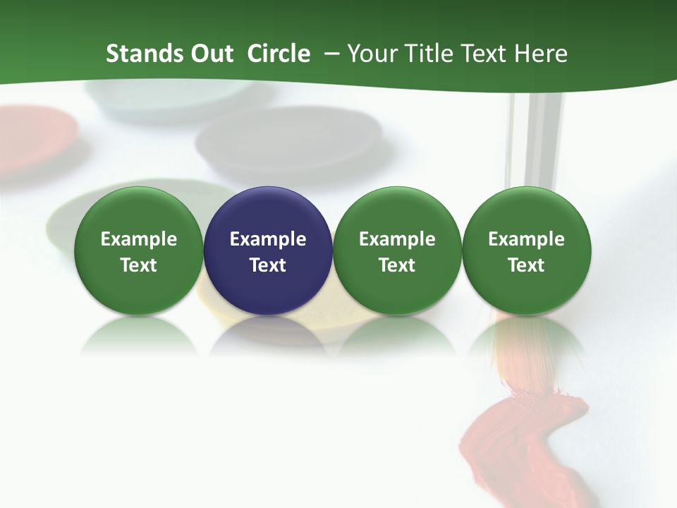 Design Draw Blue PowerPoint Template