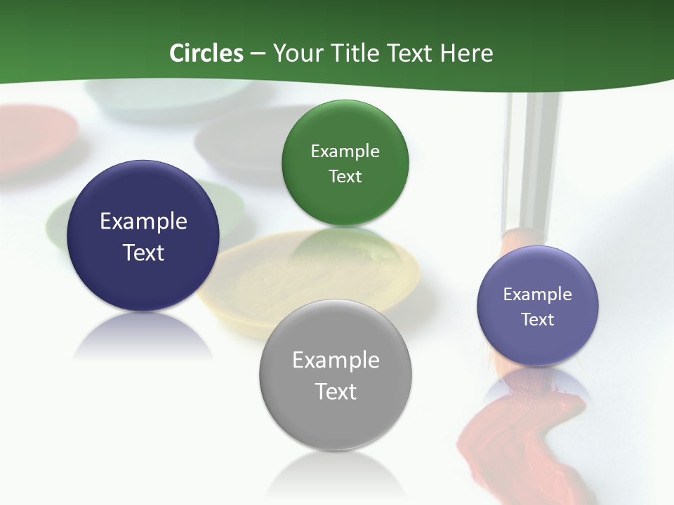 Design Draw Blue PowerPoint Template