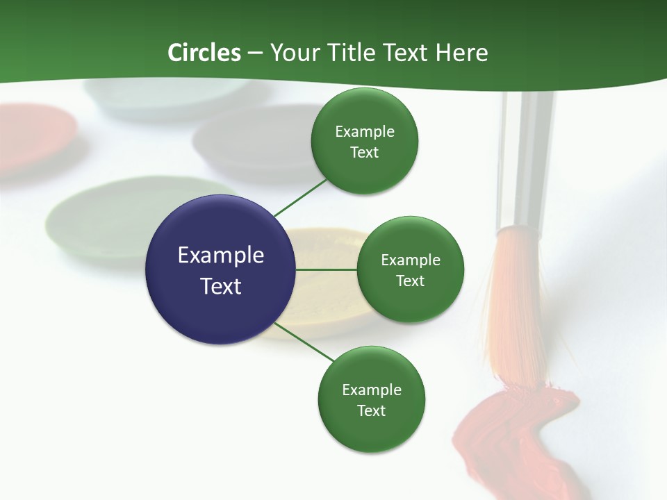 Design Draw Blue PowerPoint Template