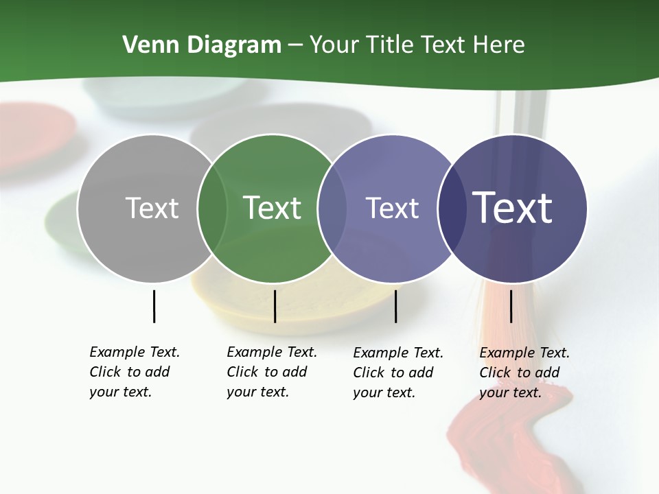 Design Draw Blue PowerPoint Template