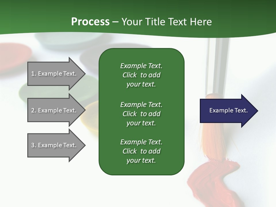 Design Draw Blue PowerPoint Template