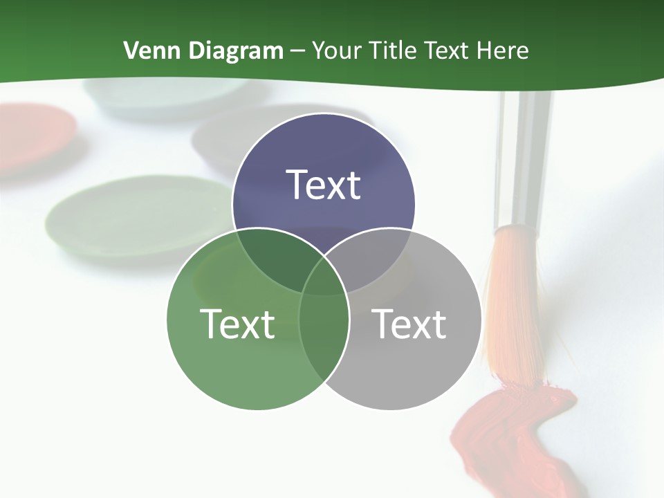 Design Draw Blue PowerPoint Template