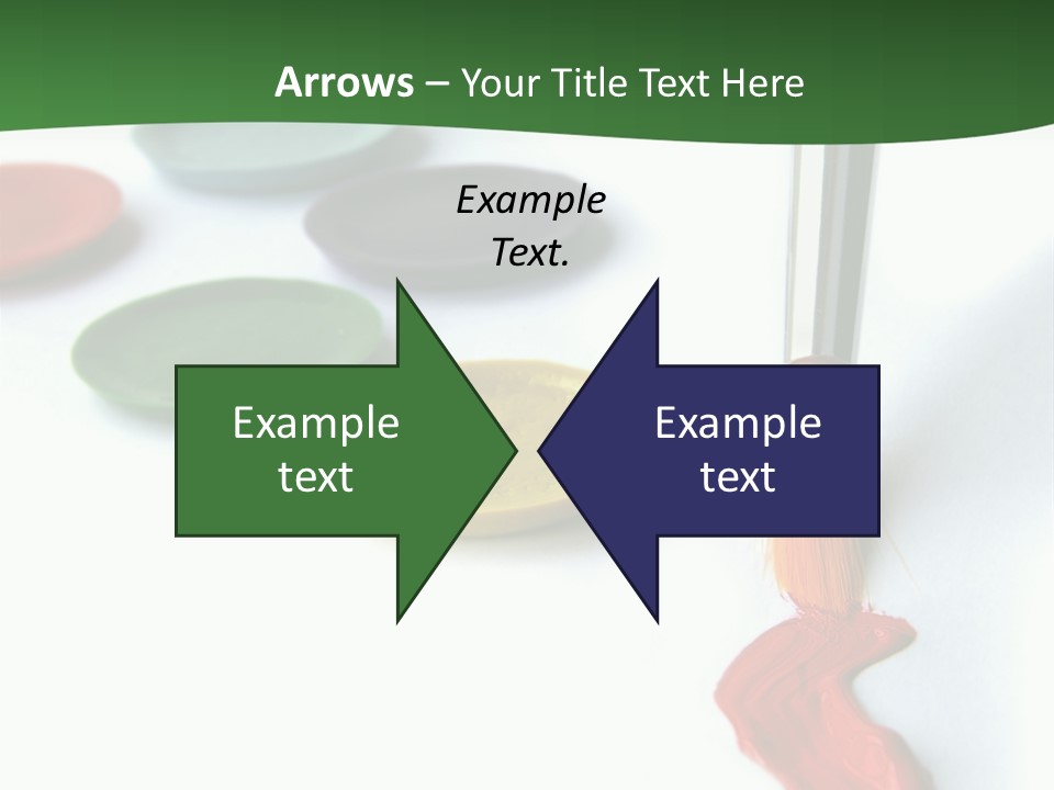 Design Draw Blue PowerPoint Template