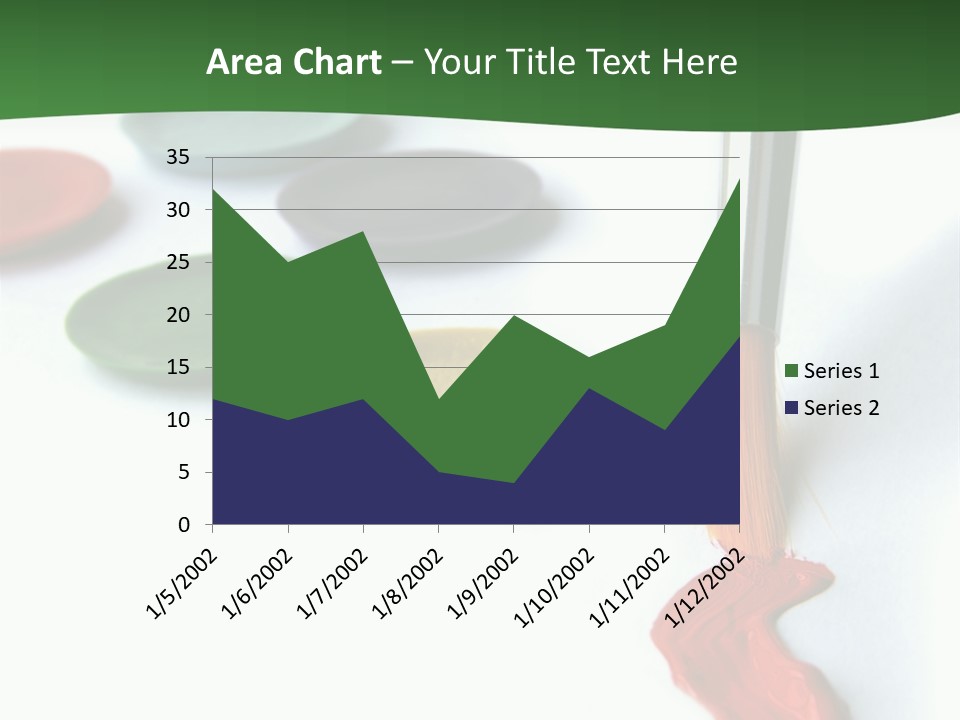 Design Draw Blue PowerPoint Template
