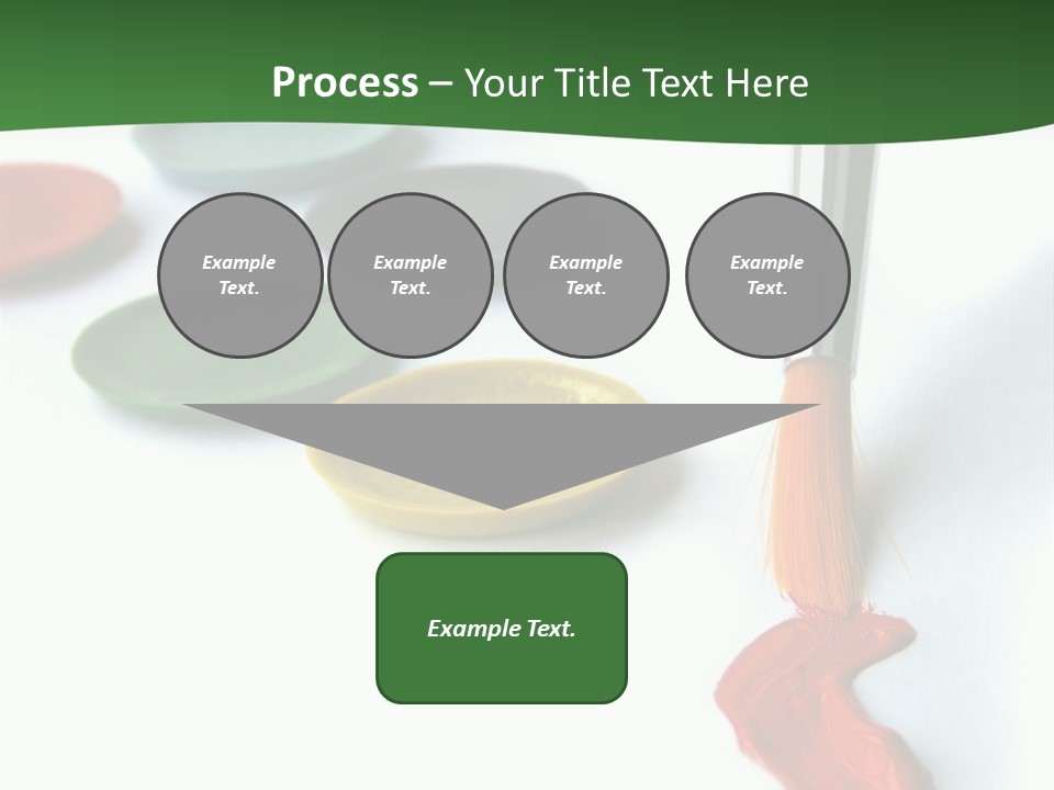 Design Draw Blue PowerPoint Template