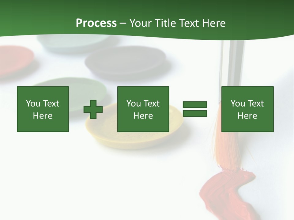 Design Draw Blue PowerPoint Template