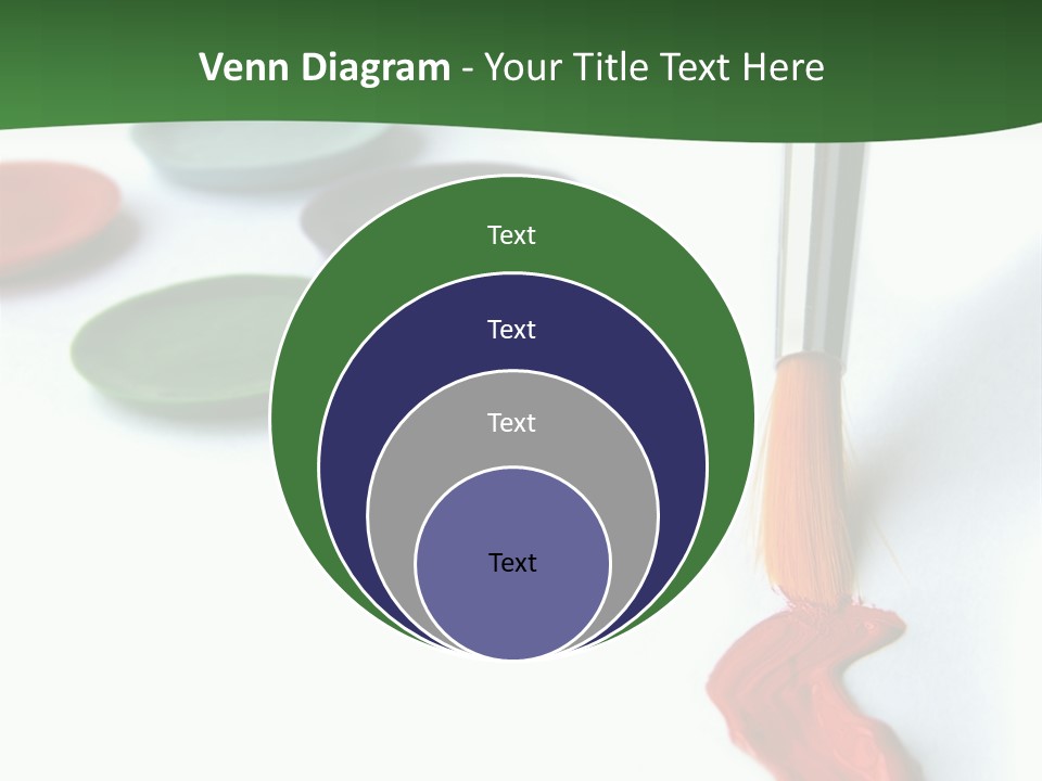 Design Draw Blue PowerPoint Template