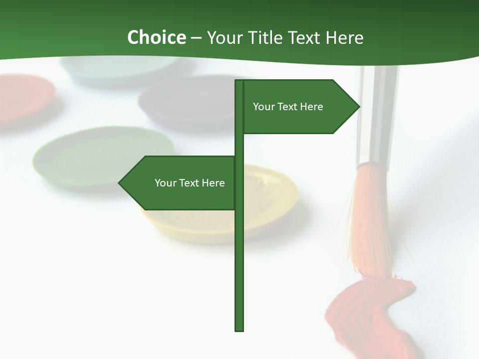 Design Draw Blue PowerPoint Template