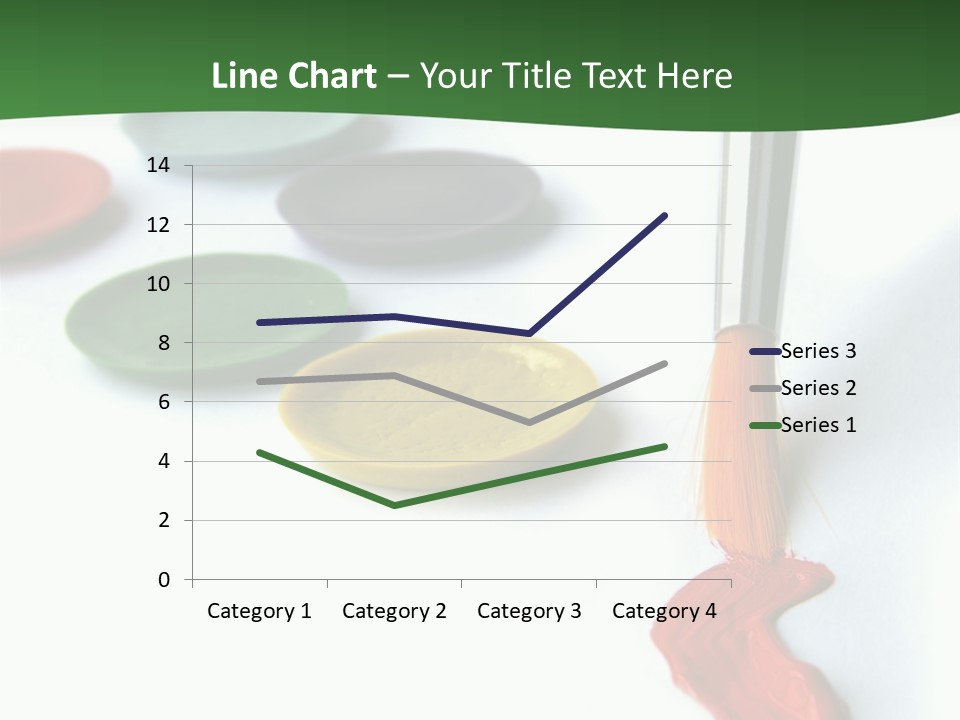 Design Draw Blue PowerPoint Template