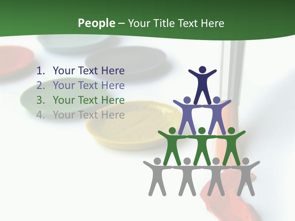 Design Draw Blue PowerPoint Template