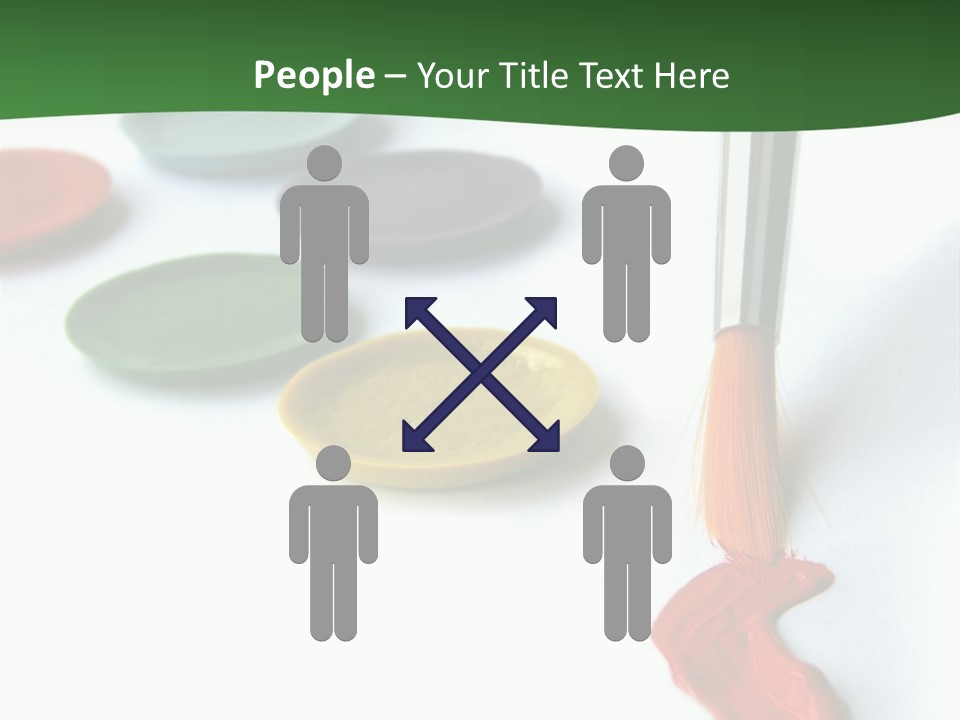 Design Draw Blue PowerPoint Template