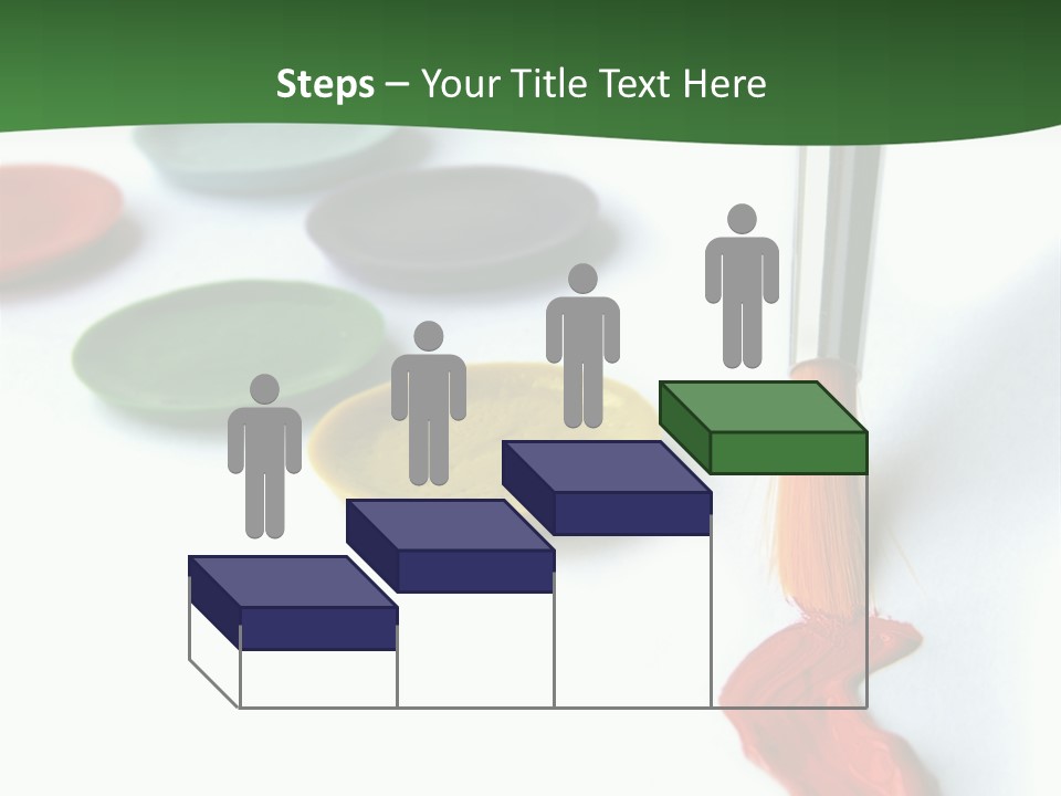 Design Draw Blue PowerPoint Template