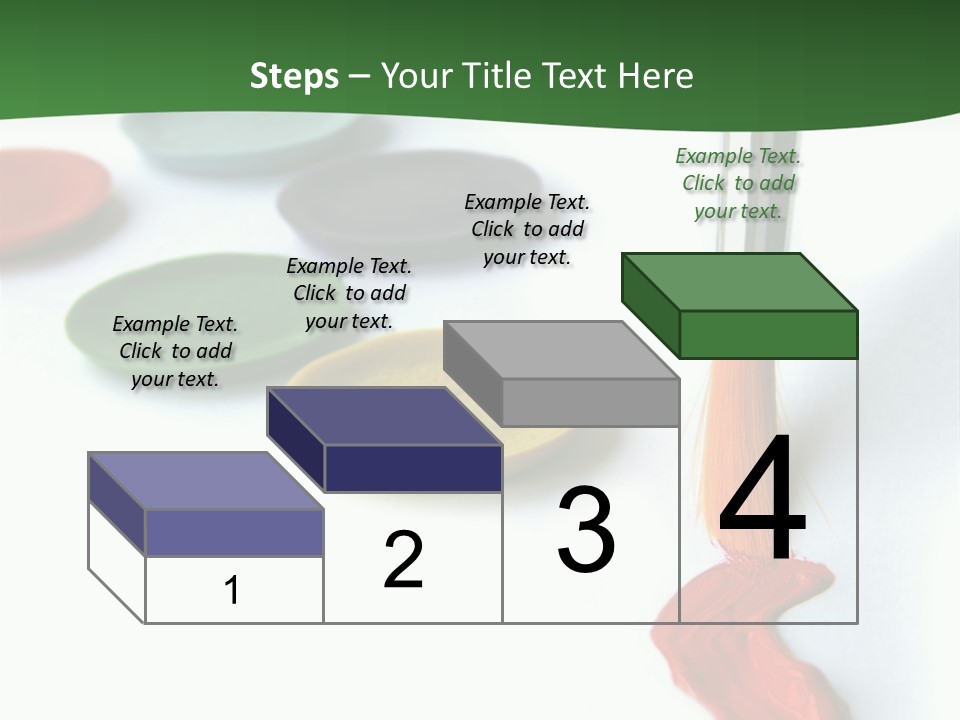 Design Draw Blue PowerPoint Template