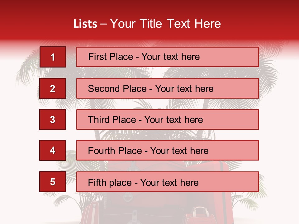 Luxury Red Class PowerPoint Template