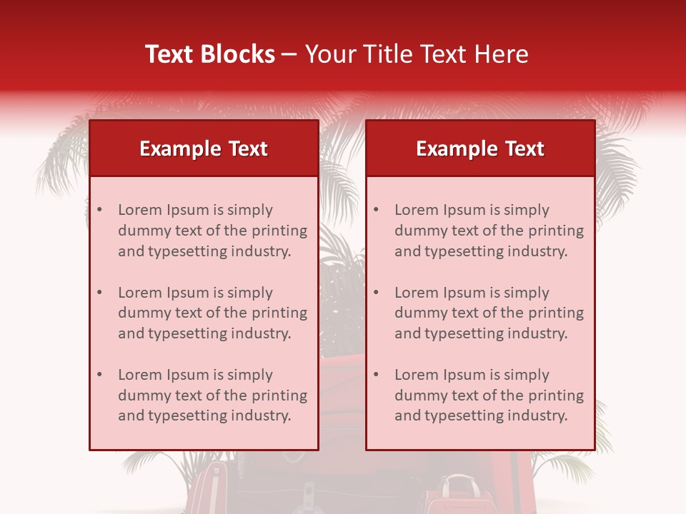 Luxury Red Class PowerPoint Template