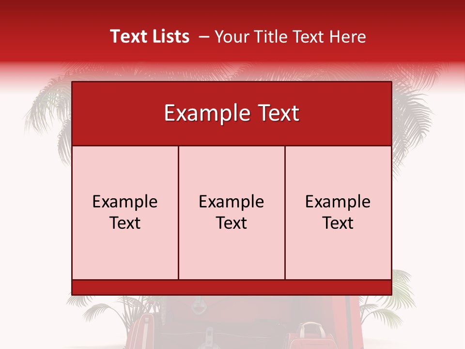 Luxury Red Class PowerPoint Template