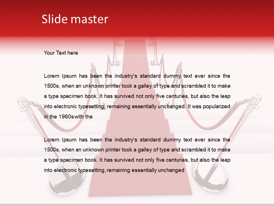 Cinema Entertainment Glow PowerPoint Template