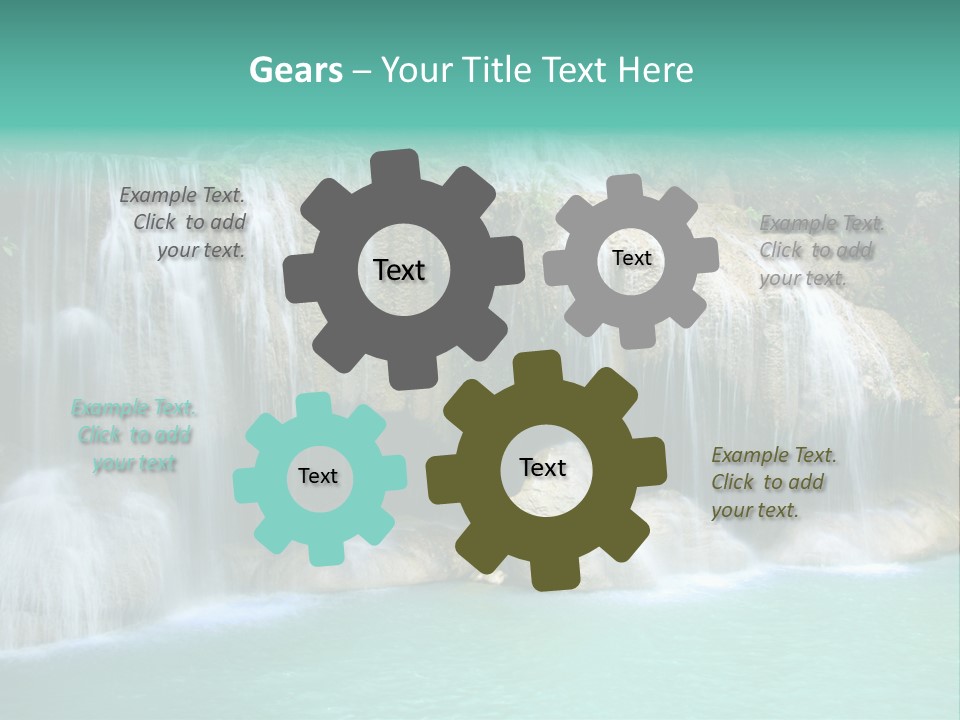 Kanchanaburi Rock Down PowerPoint Template