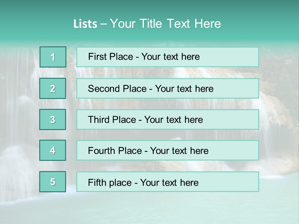 Kanchanaburi Rock Down PowerPoint Template