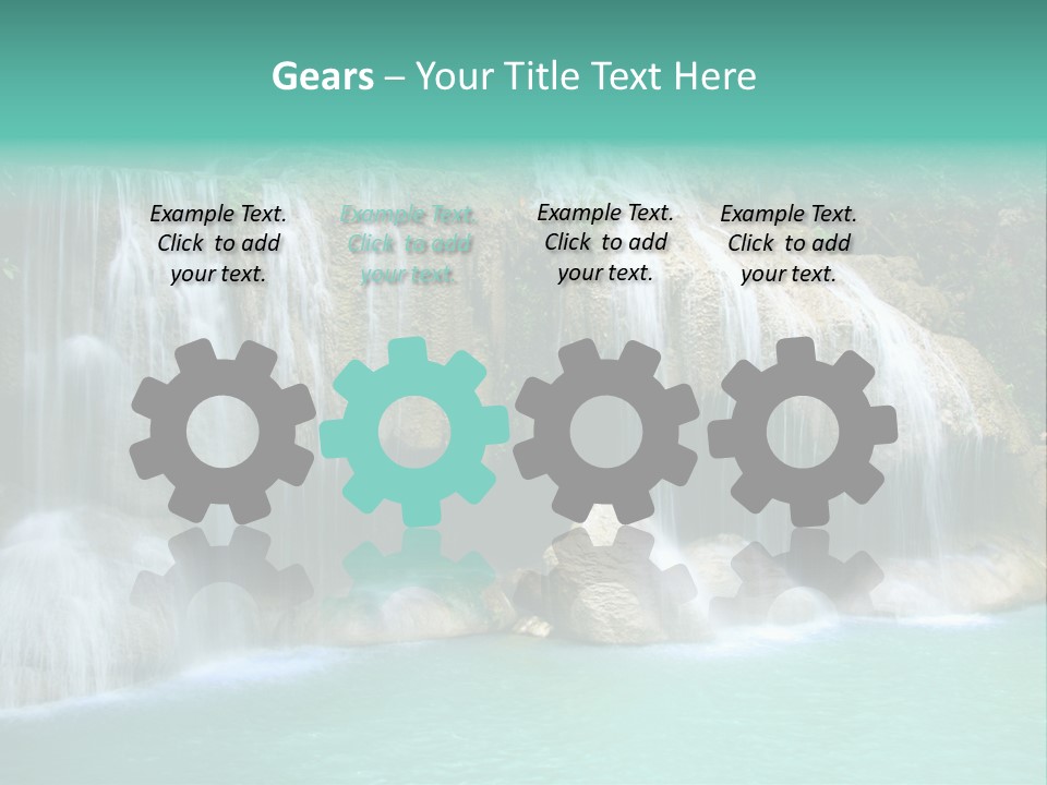 Kanchanaburi Rock Down PowerPoint Template