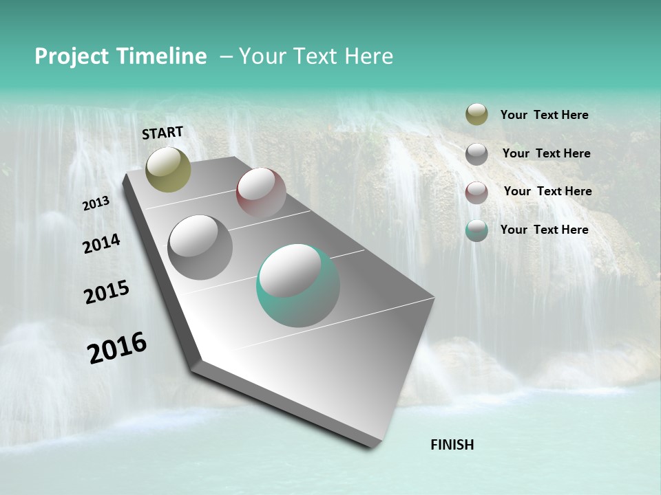 Kanchanaburi Rock Down PowerPoint Template