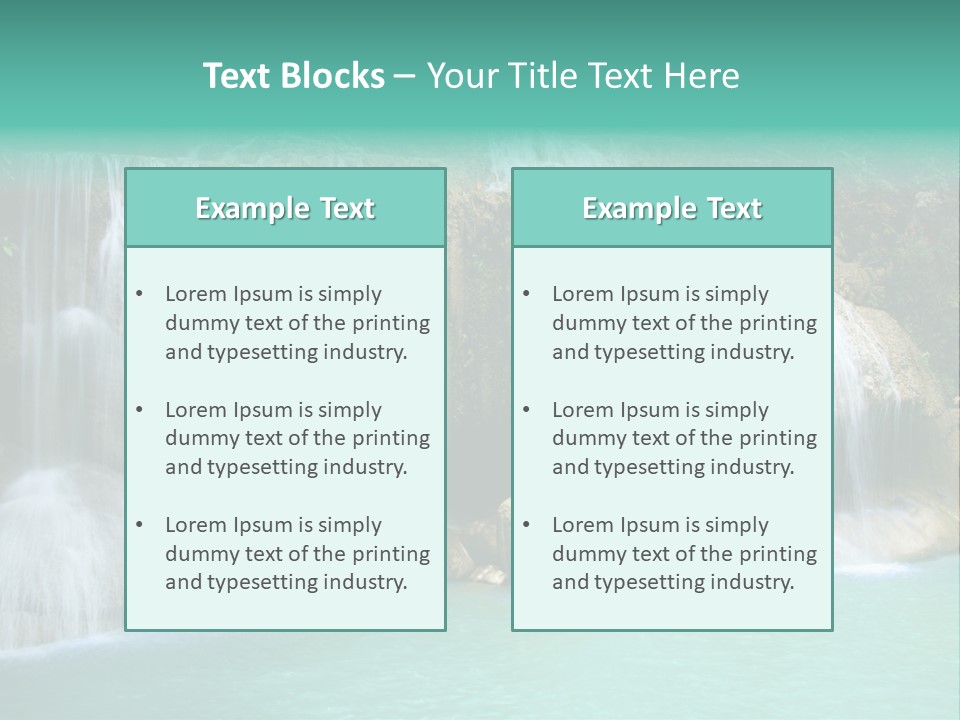 Kanchanaburi Rock Down PowerPoint Template