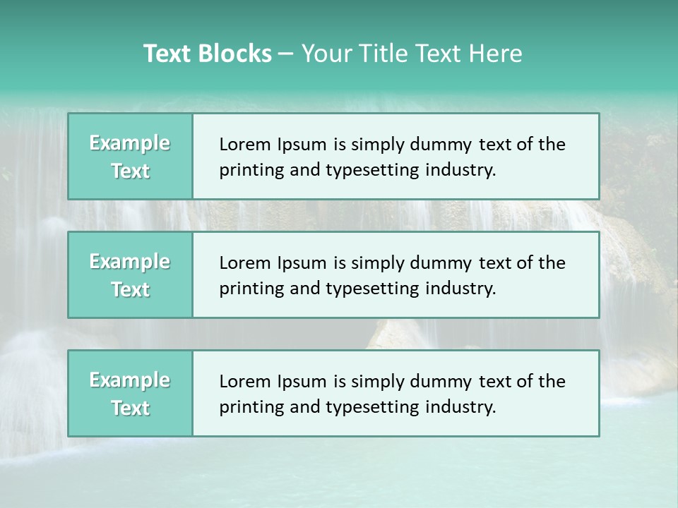 Kanchanaburi Rock Down PowerPoint Template