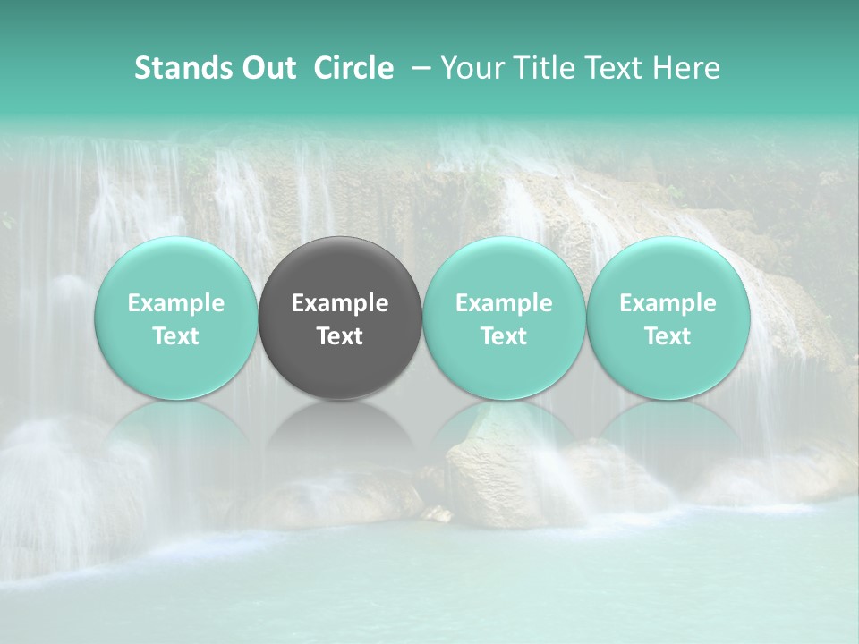 Kanchanaburi Rock Down PowerPoint Template