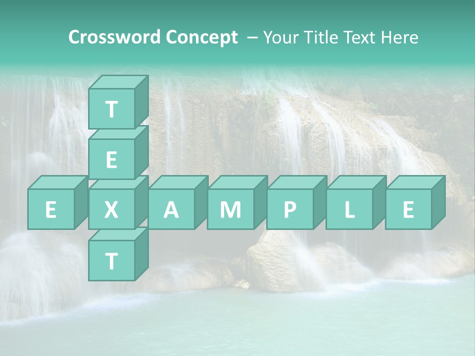 Kanchanaburi Rock Down PowerPoint Template