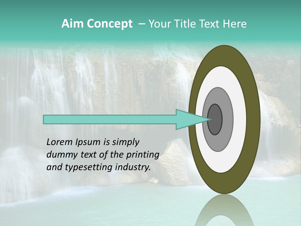 Kanchanaburi Rock Down PowerPoint Template